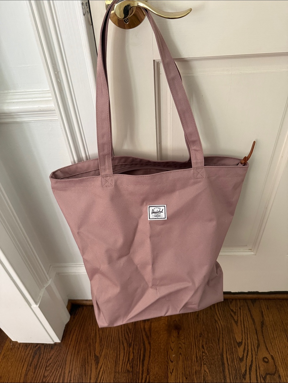 Herschel Supply Company Rose Tote Bag with Leather Zip Pull